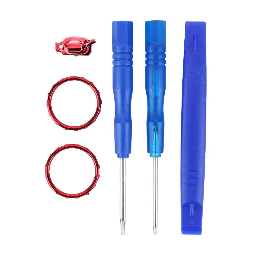 Accent Joystick Rings Accessories for Xbox One Elite Series 2 Profile Switch Buttons with Screwdriver Matte Chrome Plated