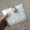 Women's Bag Crossbody Chain Acrylic Shell Square Shoulder Box Small Pearl Summer Evening Wedding Bags Travel Gold Clutch Ball