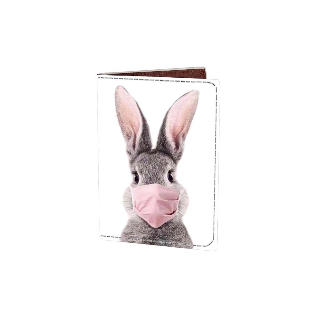Anime cute cartoon rabbit balloon passport bag, student ID holder