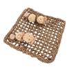 Pet Seagrass Mat Natural Woven Teeth Grinding Rabbits Bite Protector Mat for Guinea Pig Bunny