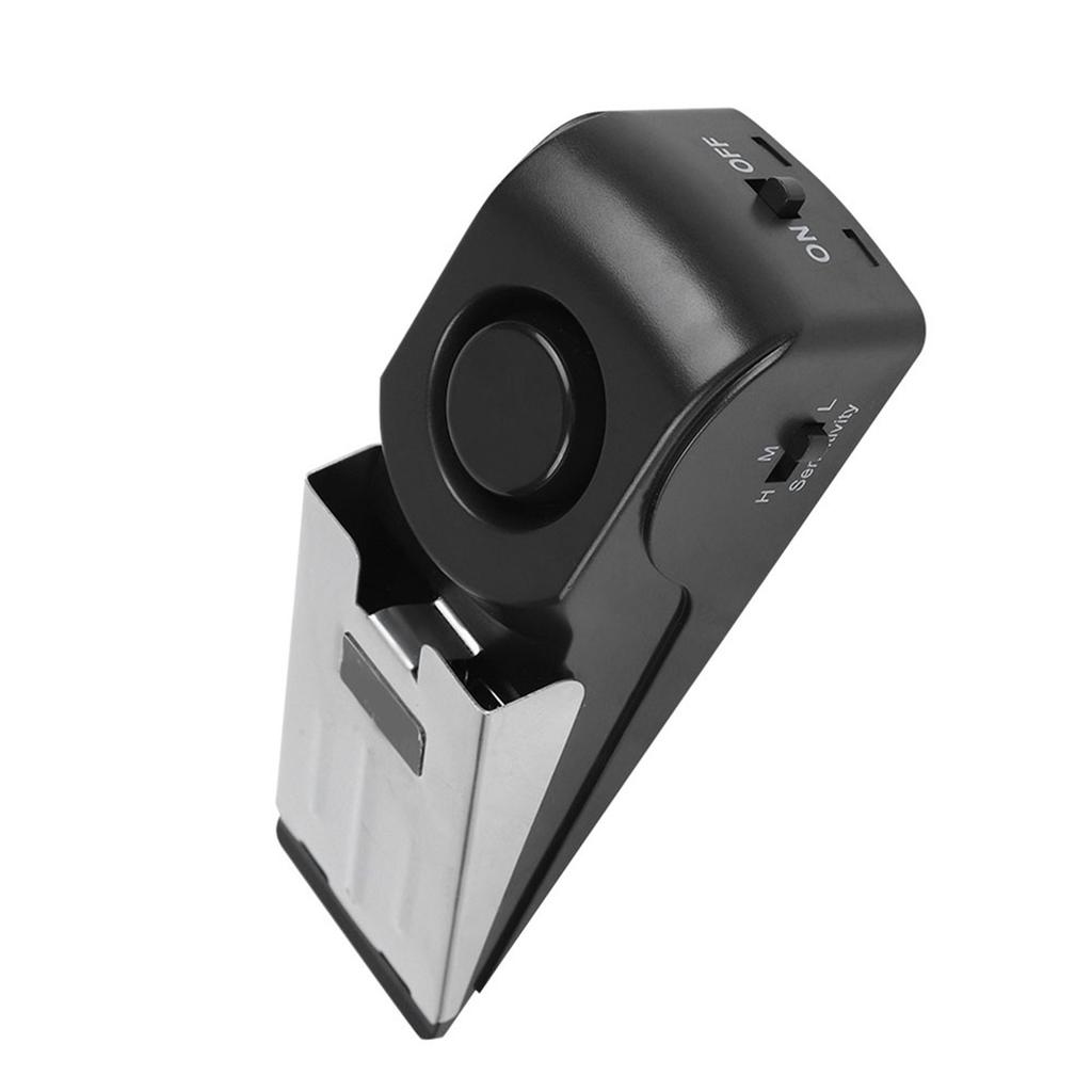 Portable Wedge Shaped Door Stop Alarm Home Travel Security System Wireless Alert Burglar 120db