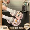 Sweet Bow Platform Hole Shoes Women's Spring and Summer 2025 New Outer Wear Heightening Rhinestone Bag Head Half Slippers