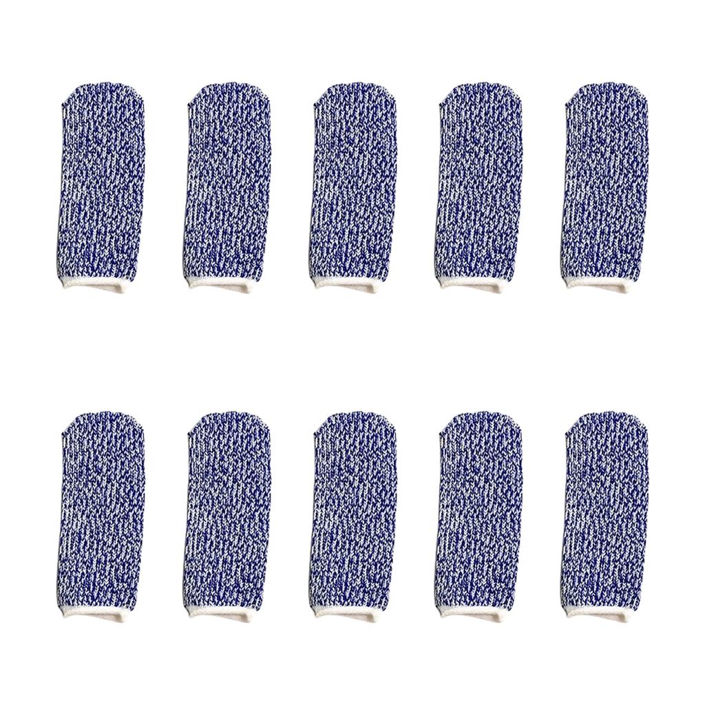 Pack Of 10 Cut Resistant Finger Cots For Kitchen Garden And Sculpture Protection With Breathable And Reusable Design