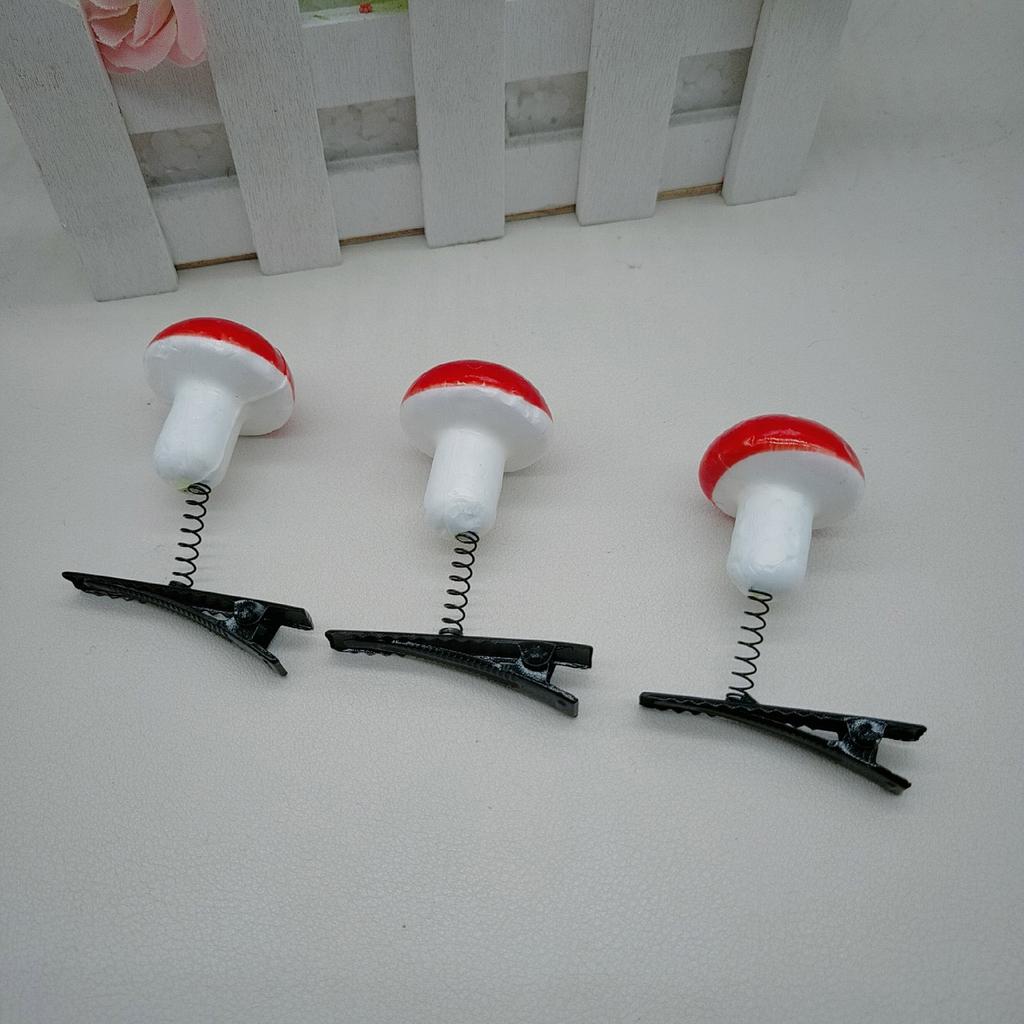 Dívčí sponka do vlasů Houba Ženy Dítě Sponky do vlasů Rozkošná Ozdoba do vlasů Sponky Houbovitý Tvar Sladké 2000s Dívčí sponky do vlasů