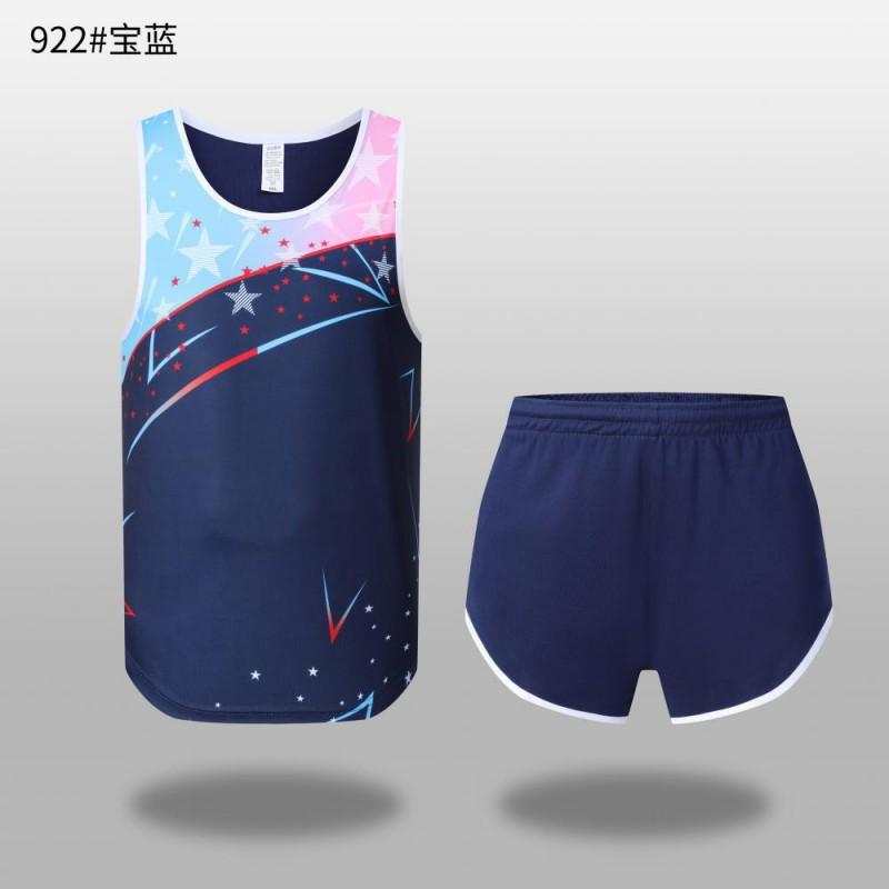 Men Women Track Field Suit Marathon Running Training Vest Sports Exam