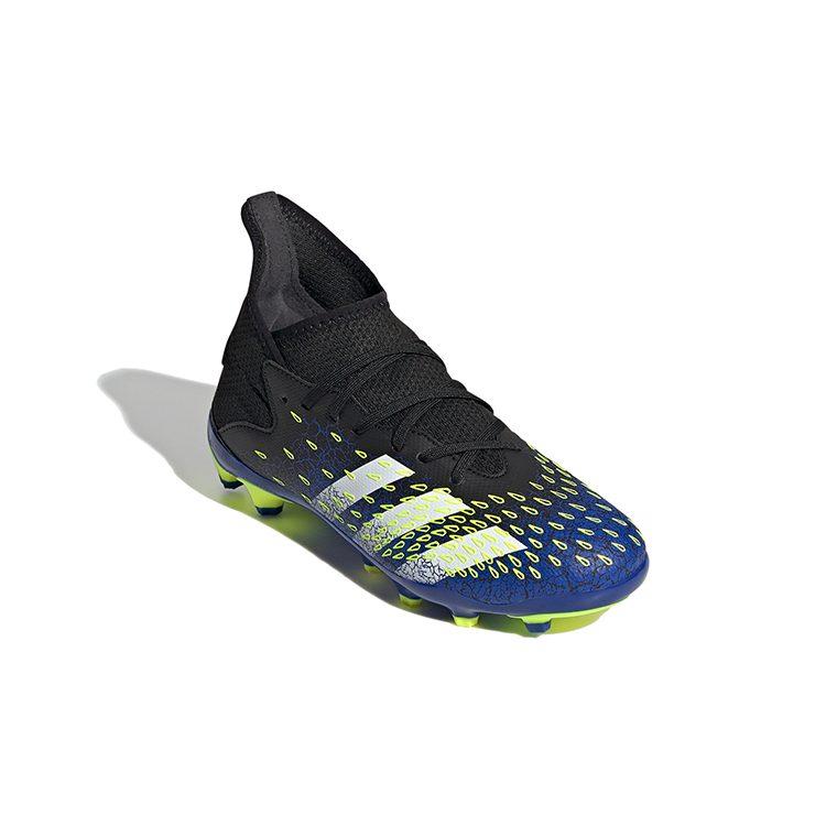 adidas PREDATOR Slip Resistant Mid Top Kids' Soccer Shoes Black Blue Green Kids' FY0621