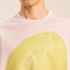 CROQUIS Men's 2024 Autumn Loose Fit Cotton Round Neck T-Shirt