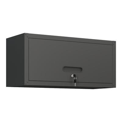 Versatile Metal Wall Cabinet, Lockable Wall-Mounted Steel Storage Cabinet, Heavy-Duty Tool Organizer for Garage