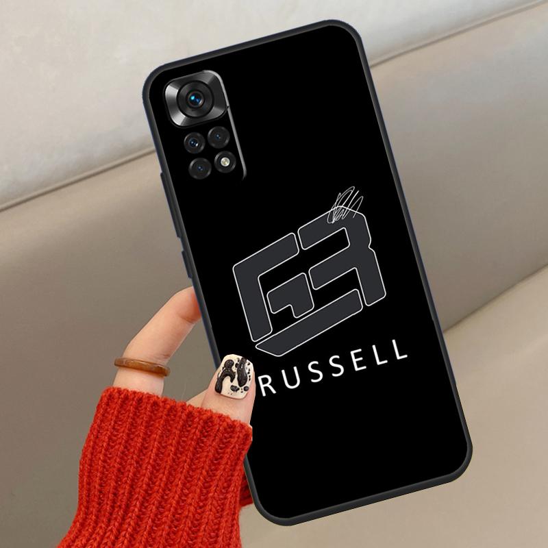 George Russell Case For Xiaomi Redmi Note 14 13 12 10 11 Pro 11S 12S Cover For Redmi 15 15C 13C 10C 12C 14C