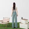 Jeans for Women In Summer Thin Loose Drooping Ice Silk Wide-leg Pants for Women In Summer Straight Pants for Women In Summer