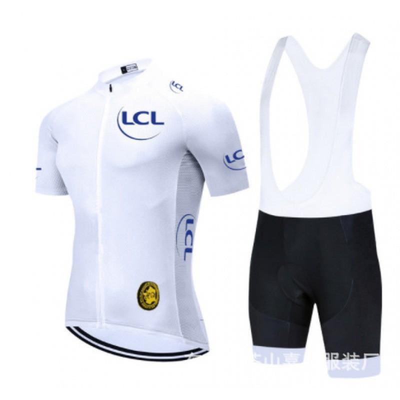 Men's Women's Tour De Cycling Suit With Strap Short-sleeved Team Edition Bicycle Outdoor Sports