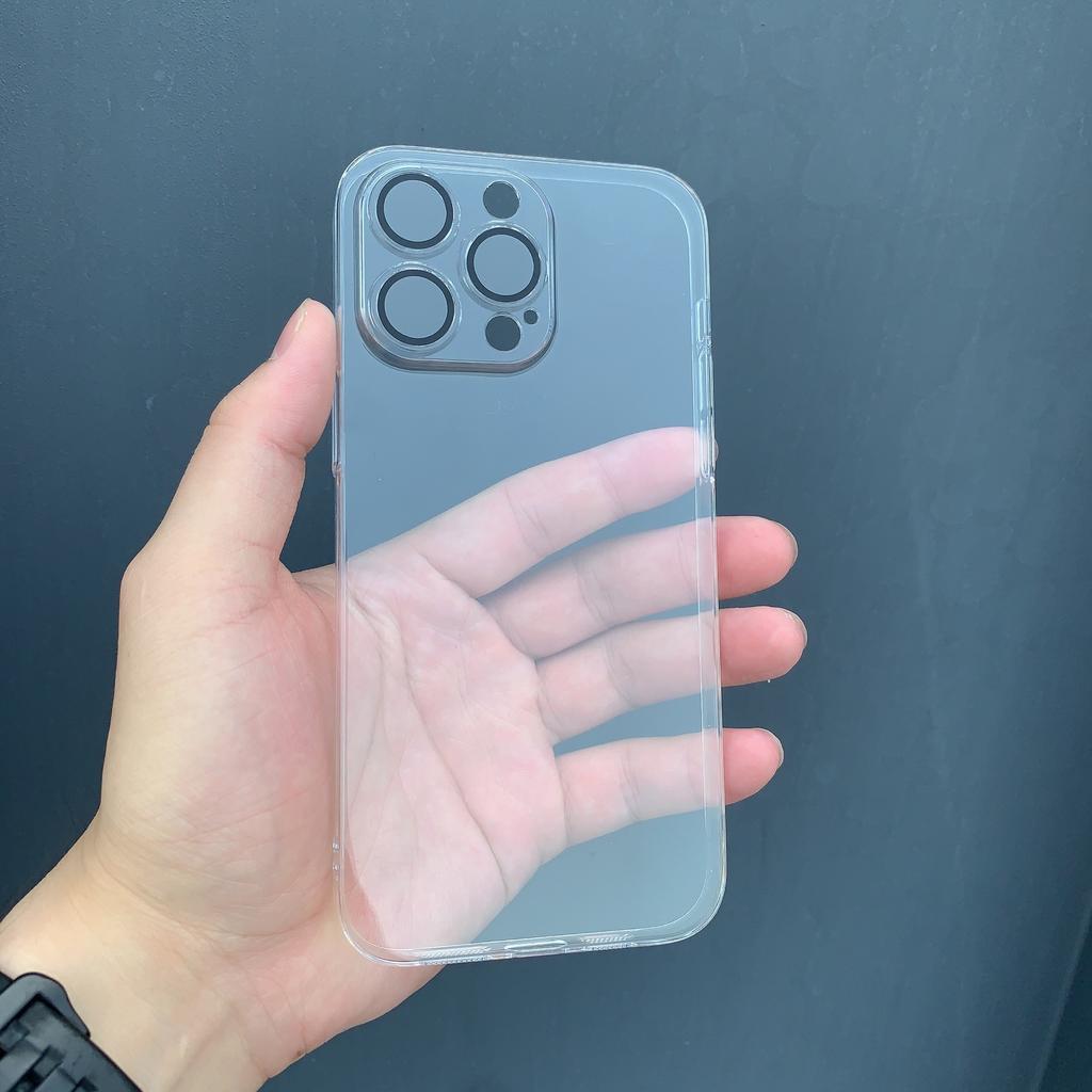 Non Yellowing 17 Phone Case for IPhone16 for Apple 15pro, High-end Sensory Transparent Color with Lens Film In Four Rows