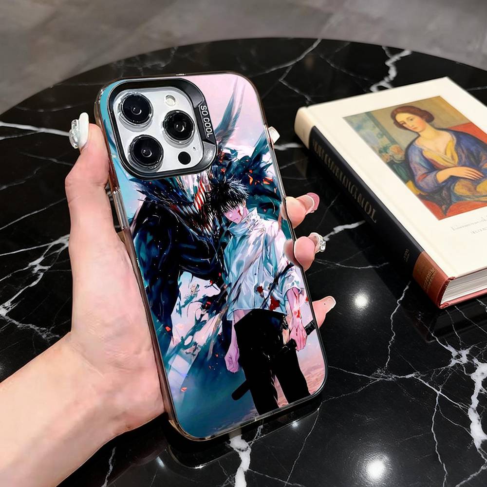 J-Jujut-su K-Kaisen O-Okkotsu Yuta-OY Phone Case For iPhone 17,16,15,14,13,12,11 Plus,Pro,Colorful Silver Phone case Funda Cover