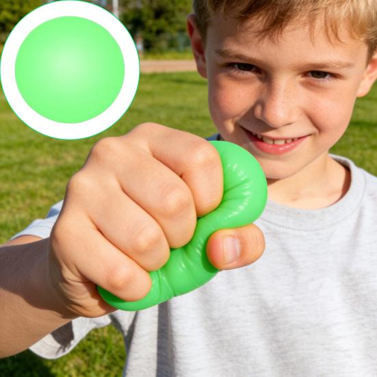 1/4 Stück TPR Stressball Langsam aufsteigender matter Knetball Spielzeug Handübung Entspannung Zuckerball Dekompression Sensorisches Fidget Spielzeug