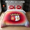 Braga FC Design Bed Bedding Set 1 Duvet Cover + 2 Pillowcases Soft Breathable Household Bed Linens