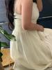 Ai Yuan 2026 Spring Plus-Size Women's Casual Bow Waist-Cinching Camisole Dress