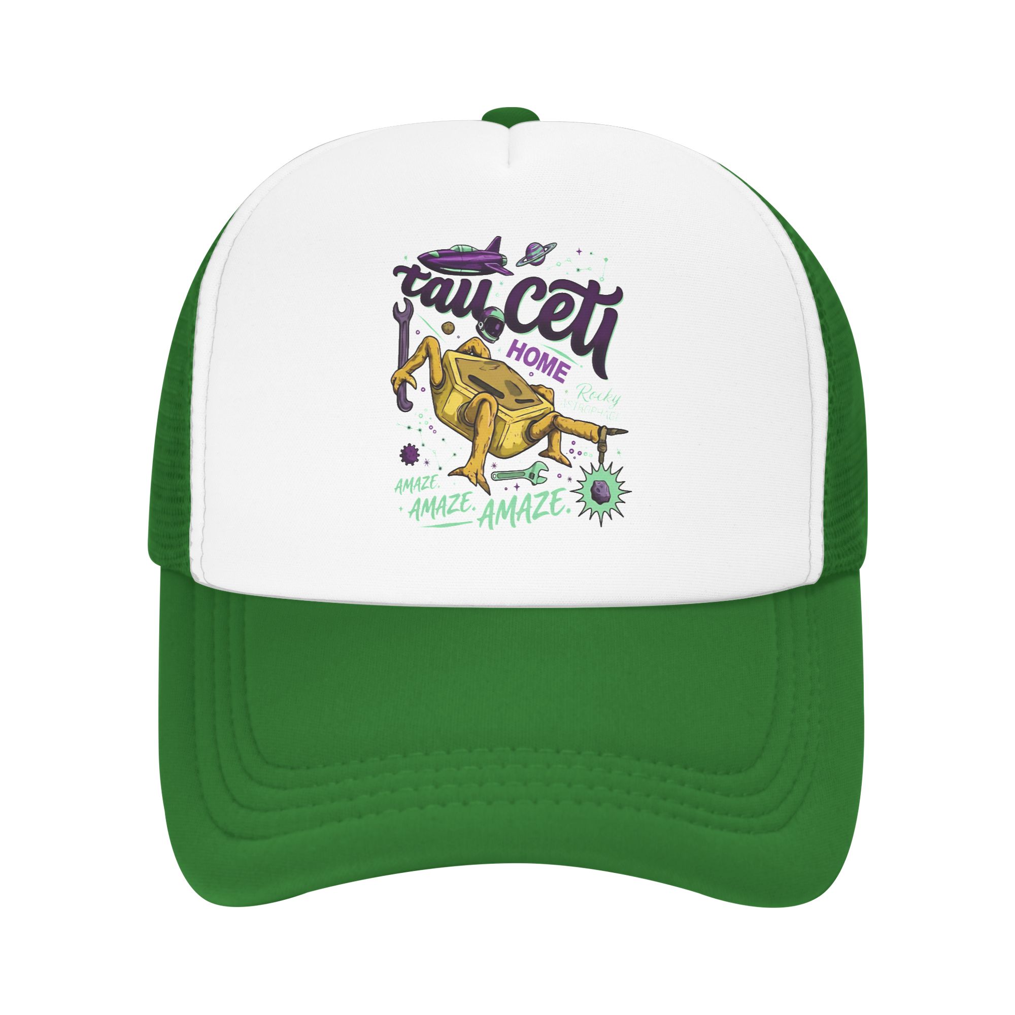 Project Hail Mary Trucker Hats Unisex Dad Hat Trucker Worker Cap Trucker Cap Breathable Polyester Mesh Baseball Cap Summer One Size