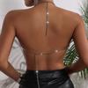 Women's sexy multi-layer thin chain fashion body chain with trendy accessories 23709