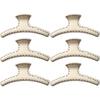 13cm Korean Hand-drawn Line Hair Clip Women's Summer New Fashion Simple Shark Clip Hair Accessories