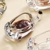 Transparent Cat Shaped Seasoning Dish Glass Glass Dipping Saucer  Tableware Accessories