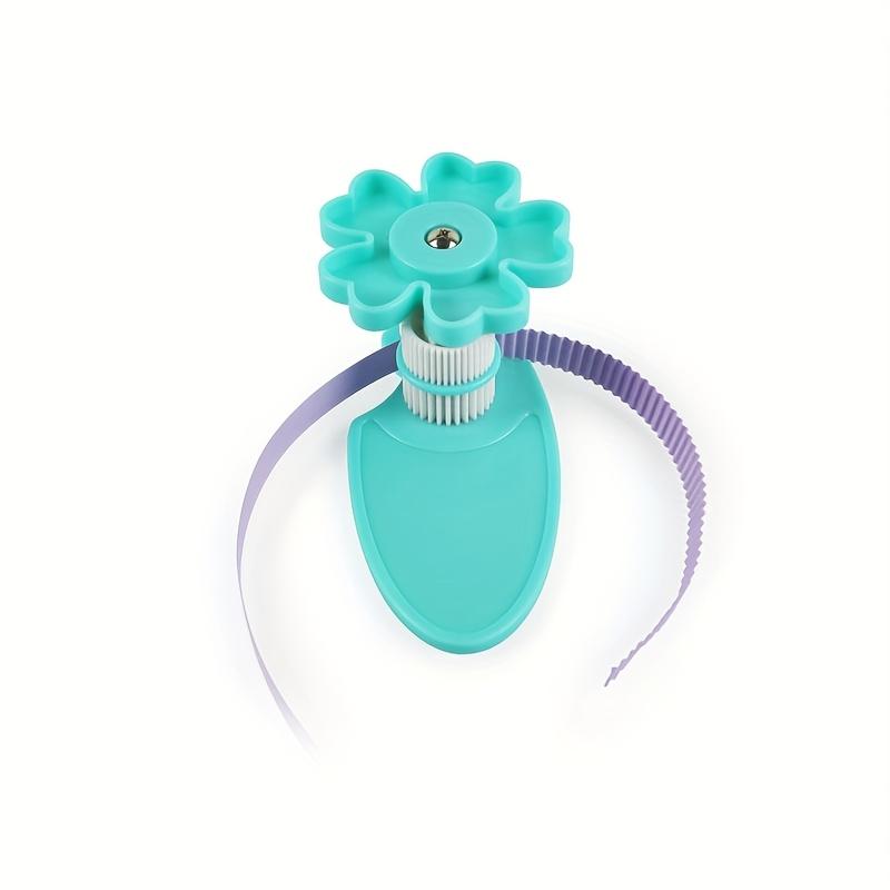 

Wave Shaped Quilling Tool for Handmade Paper Art Easy-to-Use Plastic Roller for Effortless Wrinkle Effects Beginner-Friendly небесно-голубой