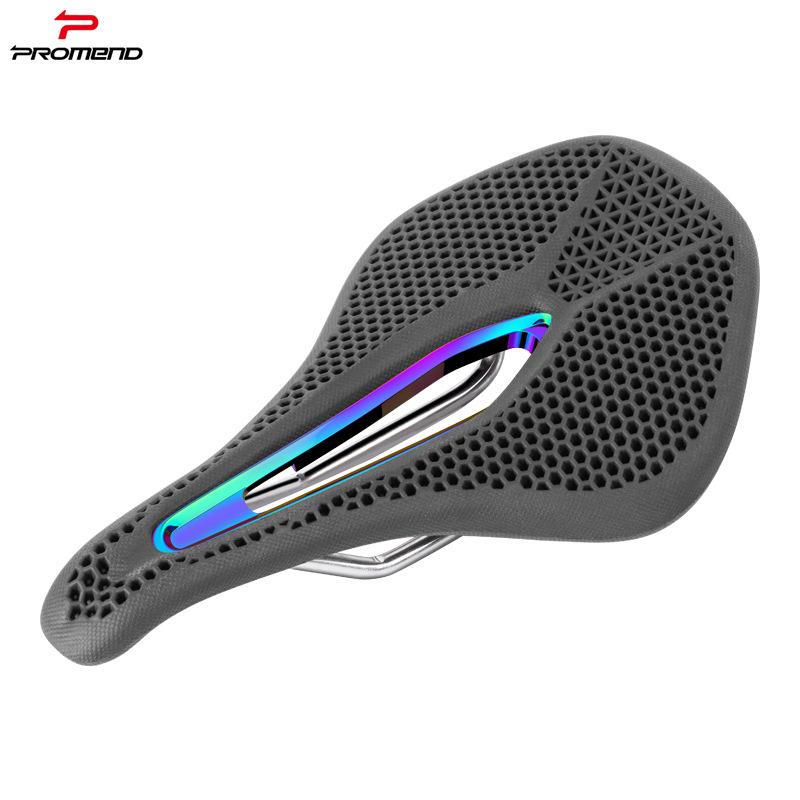 

PROMEND Bicycle Seat Cushion Honeycomb Biomimetic Structure Hollow Steel Bow Breathable Comfortable Seat Cushion Riding Accessories