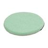 Merry Night Cushion Memory Foam Round Cushion "Mochitoron 3" Hemp Style Fabric Mint Green Diameter Approx. 40cm With Zipper Non-slip Back Round Flat