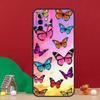 Butterfly Flower Case For Samsung Galaxy A17 A06 A16 A56 A36 A54 A34 A14 A52 A32 A13 A23 A33 A53 A15 A35 A55