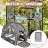 M-Modern-Bird Carrier Bag Backpack For Parrot Withstrap Portable Small Animal Carrier Outside Travel Cage