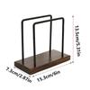Standing Tissue Storage Rack Wooden Base Tissue Dispenser Stand Napkin Paper Holder  Restaurant