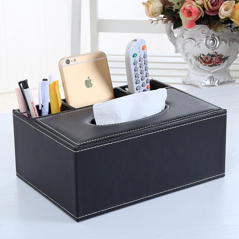 European Style Leather Tissue Box