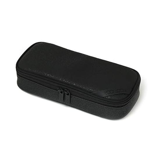 LOONLOON Large Capacity Double-Layer Multifunctional Pencil Case for Students and Adults, Stylish and Practical, Stone Black 663