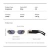 Fashion Punk Square Sunglasses Women Luxury Brand Small Frame Sun Glasses Female Rectangle Metal Mirror  Feminino