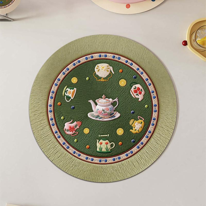 Rubber Coasters With Water Absorption And Heat Resistance For Home Use