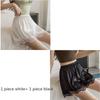 Women Home Safety Pants Ice Silk Lace Anti-running Light Shorts Lady Summer Loose Thin Bottoming Culottes Sexy Underwear Breathable