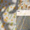 Gold Stamped Blooming Red Peony 3D Self-Adhesive Nail Art Stickers Lily Magnolia Camellia Daisy Rose Manicure Decals