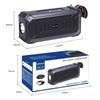 Solar Bluetooth Speaker Flashlight FM Radio TF USB MP3 Music Player Rechargeable