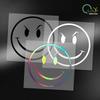 Die-Cut Vinyl Decal For Evil Smiley Face Car Sticker Waterproof Auto Decors On Car Body Bumper Rear Window Laptop
