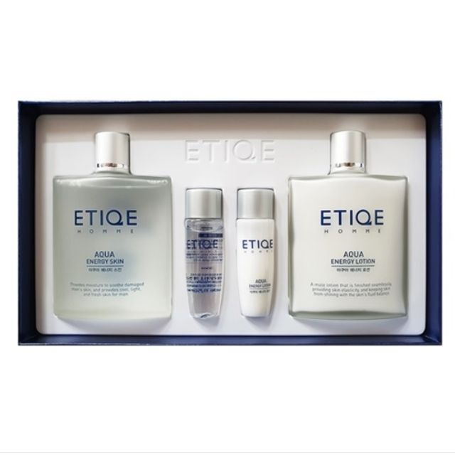 ETIQE HNXCCEZY Men s Skin 140ML Lotion 140ML Homme Aqua Energy Basic Set