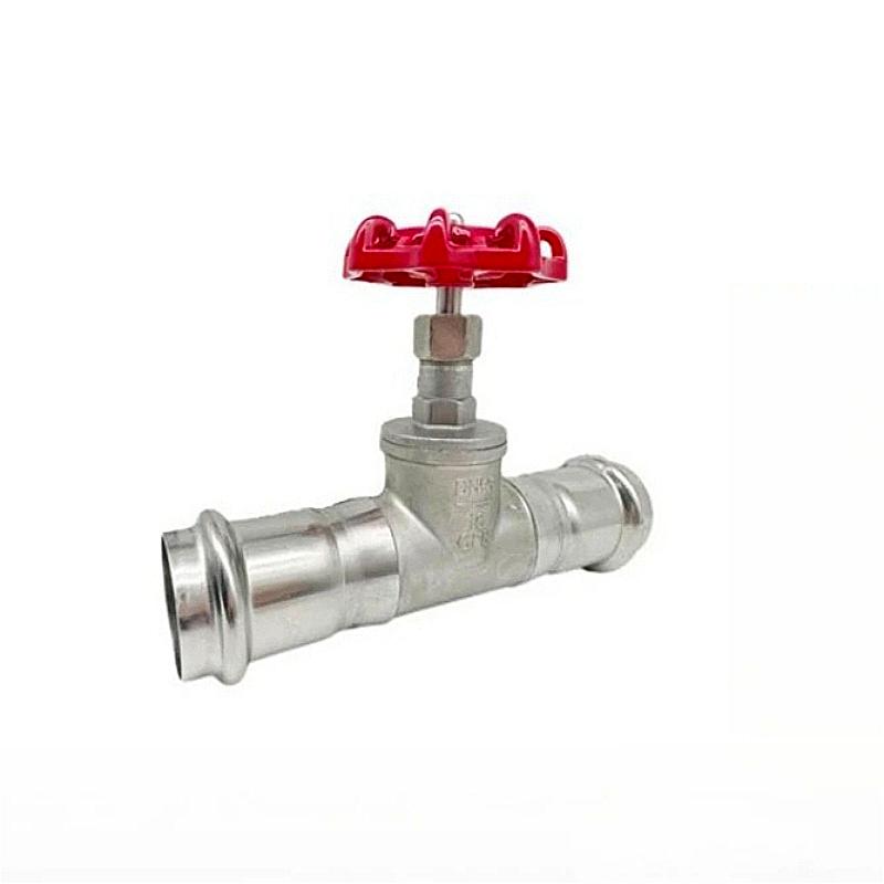 304 Stainless Steel Globe Valve One-way Manual Thread Compression Type DN15 20 25 32 40 50 Tap Water Oil Switch