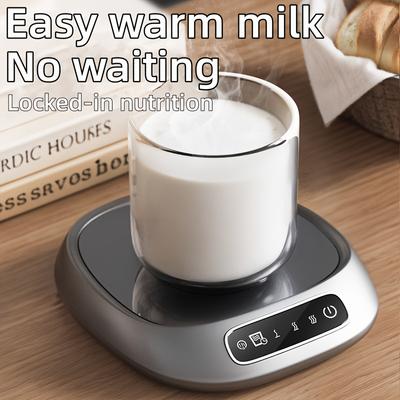 USB-Powered Smart Heating Coaster with 3 Adjustable Temperatures, Timer & Alarm - Durable ABS Material