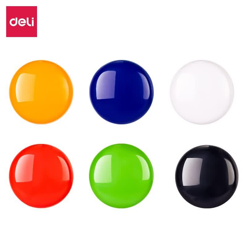 Deli 7824 Mixed Color Magnetic Pushpins