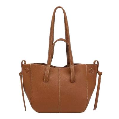 Bolsa Tote Feminina 2025: Bolsa de Ombro Estilo Coreano, Inspirada na França, Grande Capacidade, Versátil para o Dia a Dia na Moda