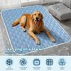 Summer Dog Cooling Mat Ice Slicky Fiber Fabric Cat Sleeping Pad  For Puppies And Adult Dogs