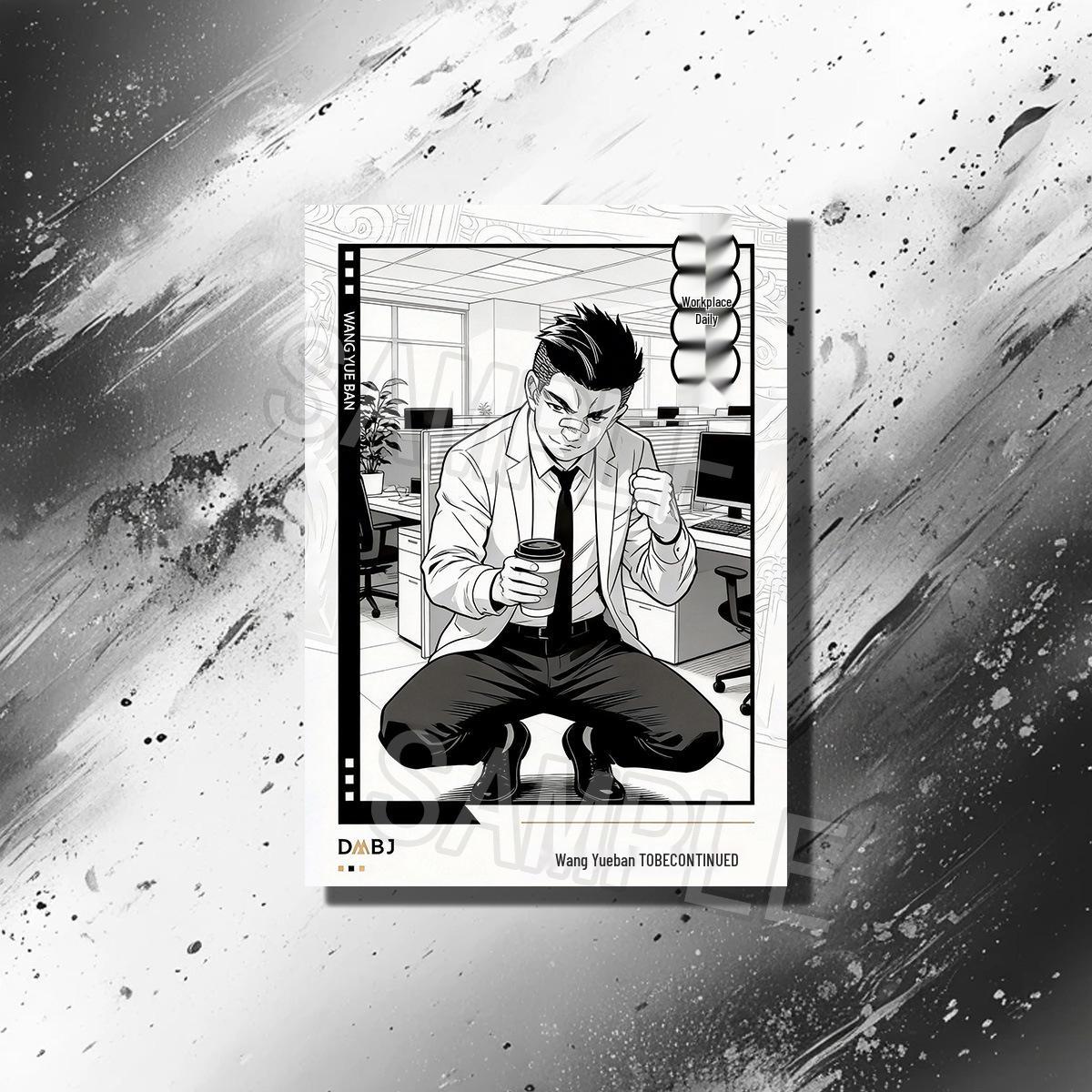 Grave Robbers  Chronicles Polaroid Mini Card: Zhang Qiling & Wu Xie Fan Art, Exquisite Gift, In Stock 88*63mm Polaroid Card + Sleeve