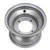 For ATV Rear Wheel Rim Hub 8 Inch 18x9 50 8 Tires 4 Holes for Quad Bike Go Kart Off Road Aluminum Alloy Replacement