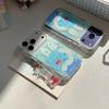 Cute Ocean Rabbit Glitter Star Phone Case for iPhone 17 16 Pro 15 Pro Max 13 14 Cover with Charm Cases Cartoon Shockproof Funfas