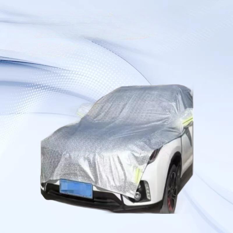 All Seasons Universal Car Half Cover Lengthened Thick Cotton Car Front Windshield Hood Rain Heat Protection