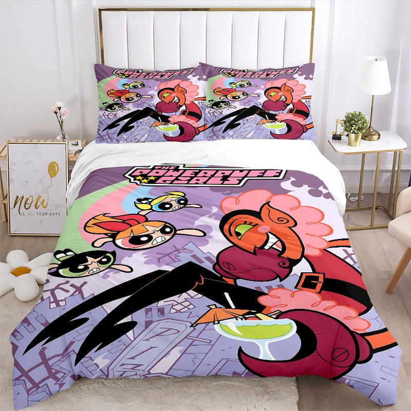 3pcs Epic Battle of Good vs Evil Policewoman Quilt Cover Set - Soft & Comfortable Polyester Fabric, All-Season Breathable Comforter Set For 1 Qui