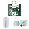 Set Regalo Tazza da Viaggio Bianca Perla Classica Starbucks e Cuscino da Collo